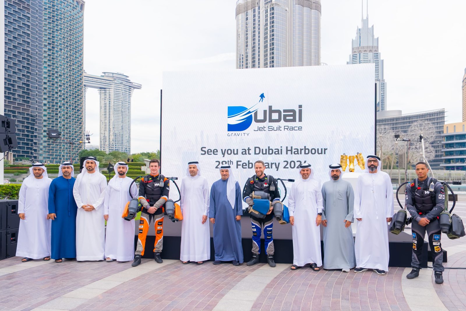 Dubai Sports Council announces world’s first jet suit race