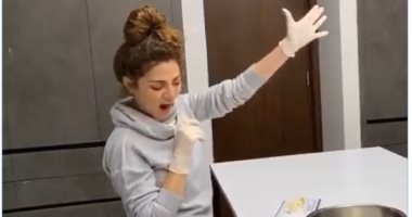 كعك العيد..جديد النجمة ميريام فارس في الحجر الصحي
