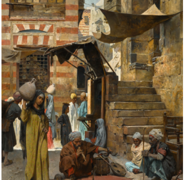 لوحة" ساحر الأفاعى" لتشارلز وايلدا