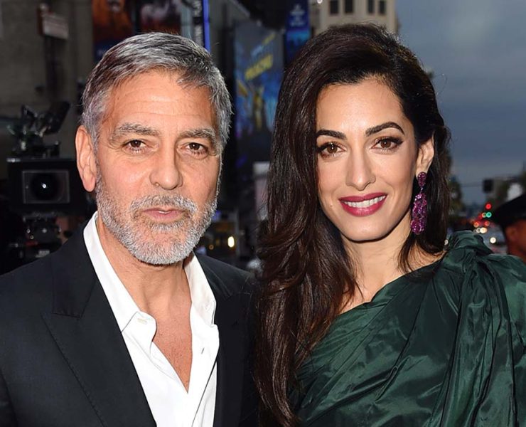 كلوني وزوجته يتبرعان بأكثر من مليون دولار للمساعدة في مكافحة كورونا