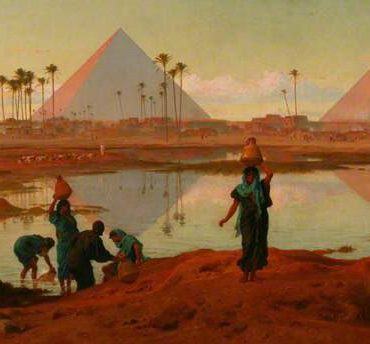 شاهد لوحة (ماء النيل) للفنان الإنجليزى فريدريك جودال