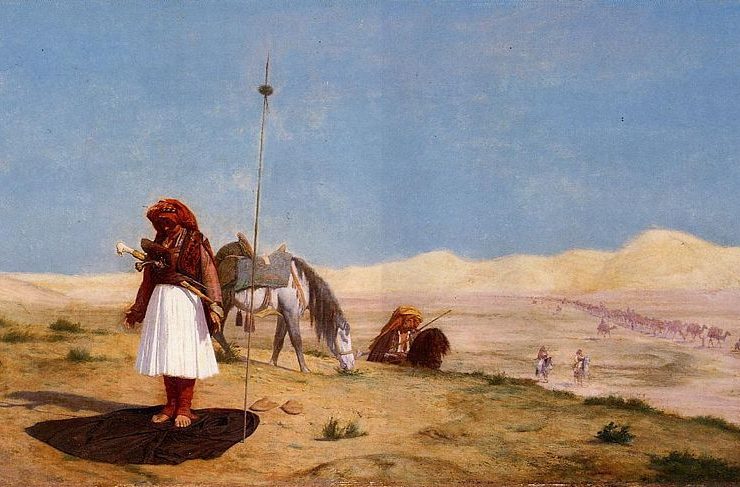 تعرف على اللوحة العالمية "الصلاة فى الصحراء" للفنان جان ليون جيروم
