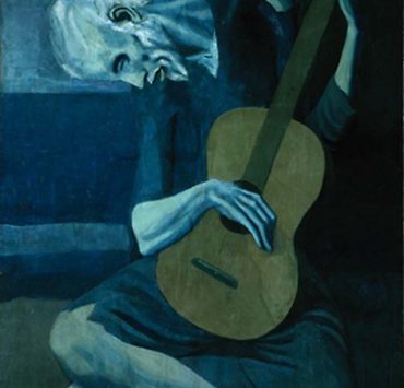 تعرف على اللوحة العالمية ( The Old Guitarist) للفنان الكبير بيكاسو