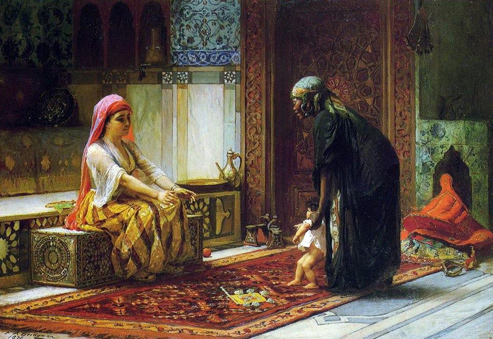 قصة اللوحة العالمية.. "الخطوات الأولى" للفنان الكبير فريدريك بريدجمان