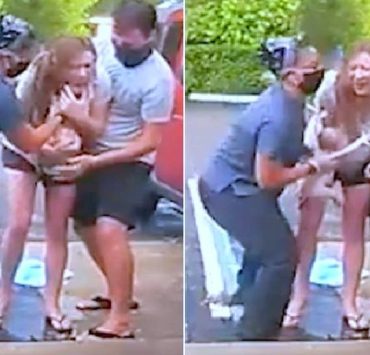 بالفيديو : ولادة طفل أميركي من أم منتصبة على قدميها في العراء