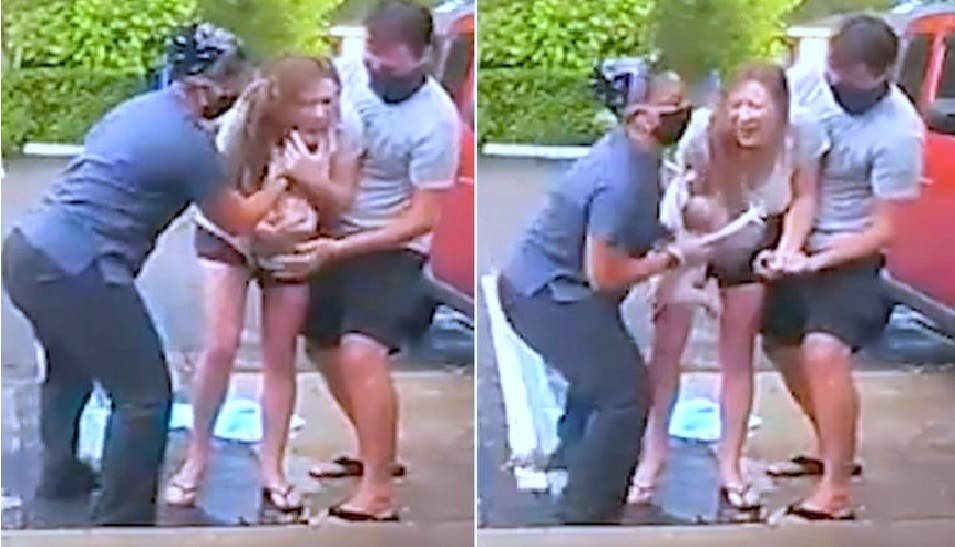بالفيديو : ولادة طفل أميركي من أم منتصبة على قدميها في العراء