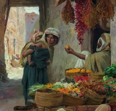 تعرف على اللوحة العالمية "بائع الفاكهة" للفنان الفرنسى "يوجين جيرارديت"