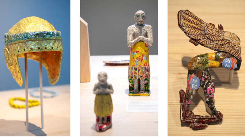 الفنان مايكل راكوفيتز يعيد استكشاف قطع أثرية دمرت ونهبت من العراق