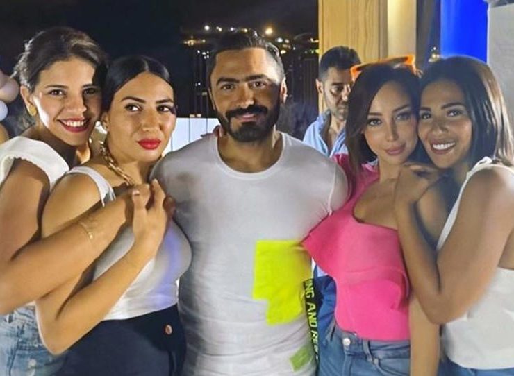 بسمة بوسيل تفاجئ زوجها تامر حسني بالاحتفال بعيد ميلاده وهدية غير متوقعة