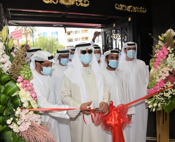 نهيان بن مبارك يفتتح الفرع التاسع لمجموعة سالم الشعيبي للمجوهرات في العين