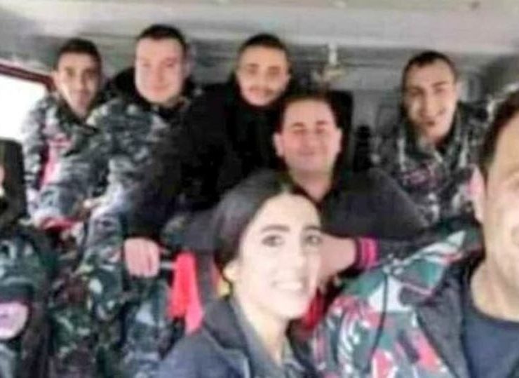الصورة الأخيرة لفريق الإطفاء اللبناني المفقود