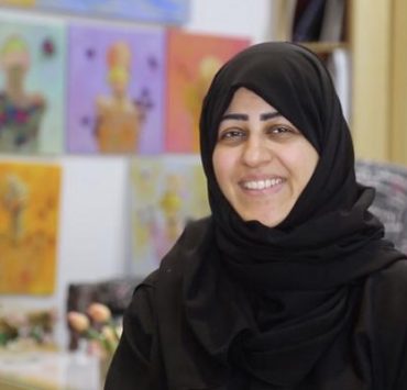 متحف الفن الإماراتي عبر إنستغرام ينشر لوحة فنية رائعة للمبدعة فاطمة الدهمش
