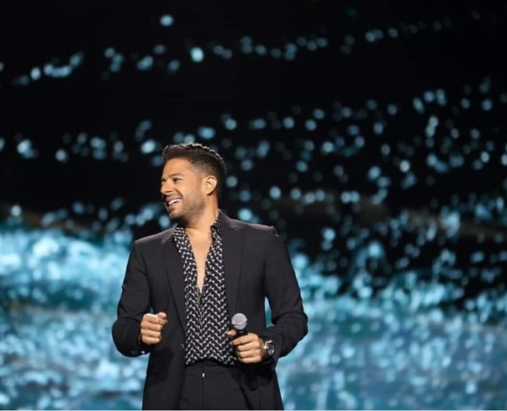 محمد حماقى يتألق بحفل اليوم الوطنى السعودى الـ90