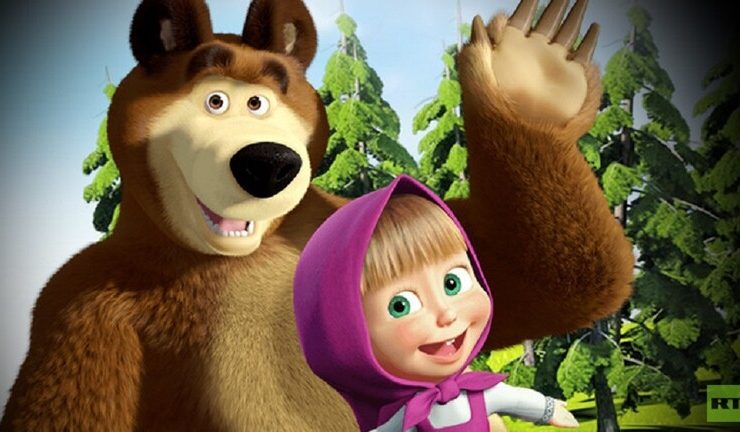 "ماشا والدب" الروسي يترشح لنيل لقب أكثر أفلام الأطفال شعبية في العالم