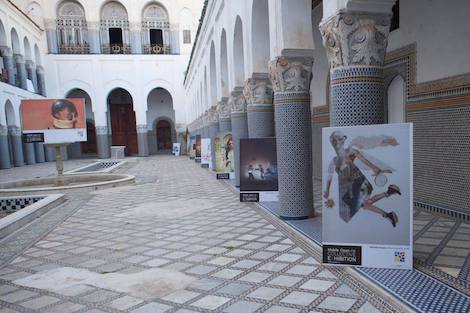 معرض فني بفاس في الهواء الطلق