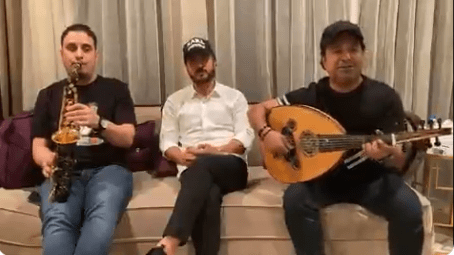 تركى آل الشيخ ينشر فيديو لراشد الماجد وماجد المهندس لمشاركتهما فى تحدى محسود والهضبة يرد