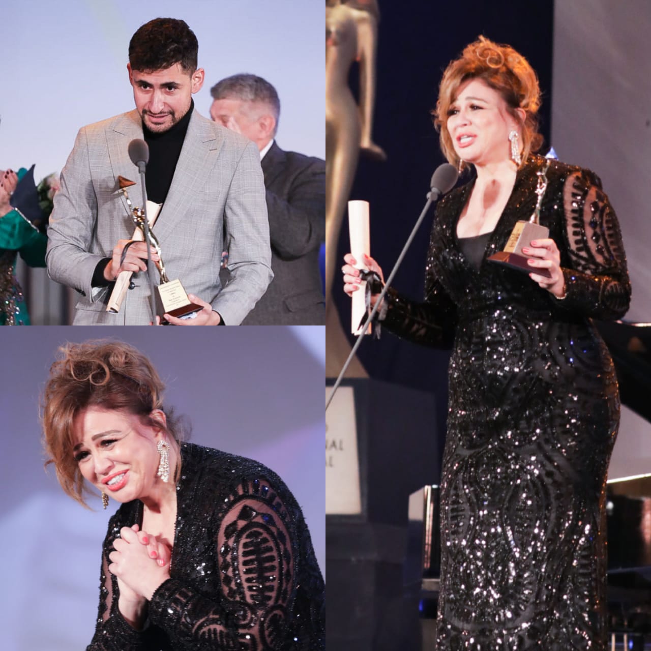 بالصور .. أبرز مشاهد ختام مهرجان القاهرة السينمائى ال ٤٢ .. تكريم إلهام شاهين وأمير المصري وإطلالات النجمات عرض مستمر