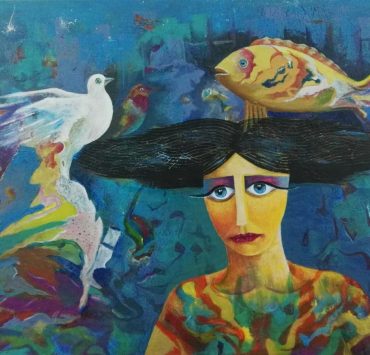 فنان تشكيلي مصري يرسم بالفم والقدم