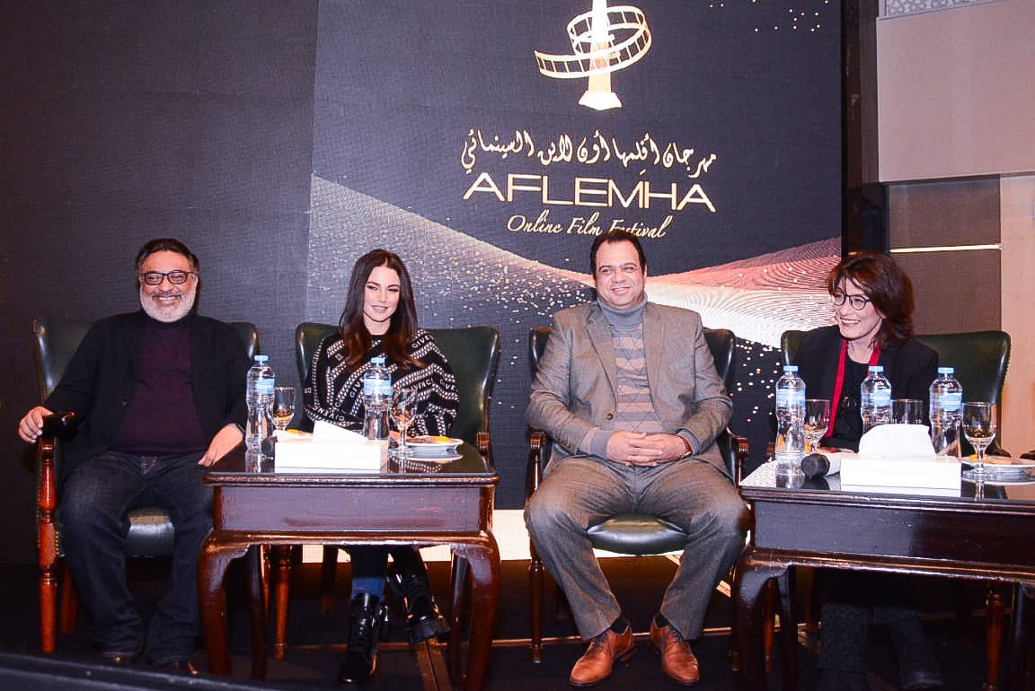 بالصور .. سماح أنور تطلق مهرجان"أفلمها" بحضور درة وكمال عبد العزيز