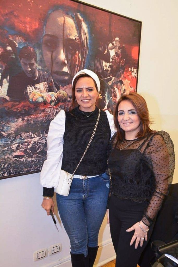 بالصور .. يحي خليل وإيهاب الأسيوطي في إفتتاح "لا للتنمر" بجاليري لمسات