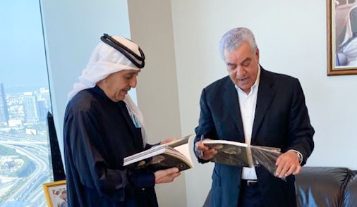 بالصور .. زاهي حواس يدعو مانع بن راشد آل مكتوم لزيارةإكتشافاته بسقارة