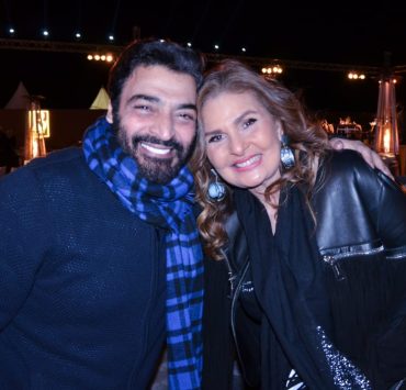 يسرا وحميد الشاعري والسفير الامريكي والمشاهير في احتفالية إعمار بالشيخ زايد