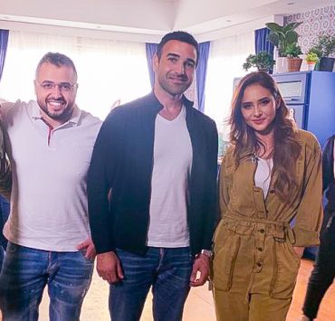 أمير كراره ونيللي كريم وهند صبري في كواليس برنامج "أطبخ مع المشاهير"