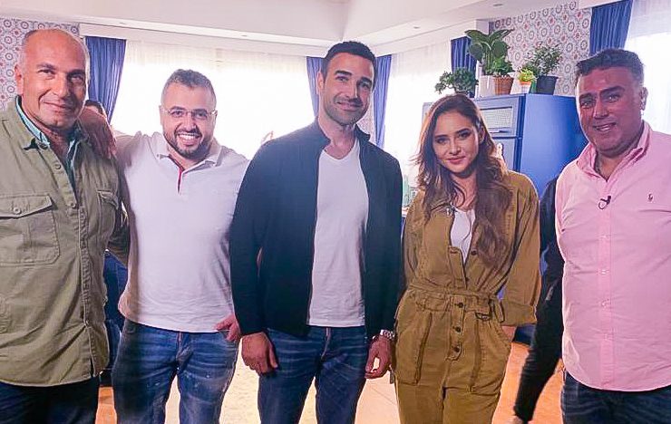 أمير كراره ونيللي كريم وهند صبري في كواليس برنامج "أطبخ مع المشاهير"