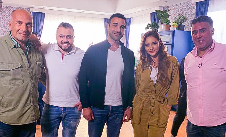 أمير كراره ونيللي كريم وهند صبري في كواليس برنامج "أطبخ مع المشاهير"