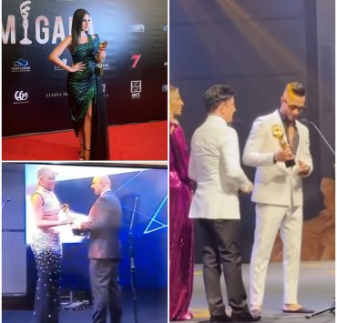 تكريم محمد رمضان ودرة ومايا دياب في EMI GALA
