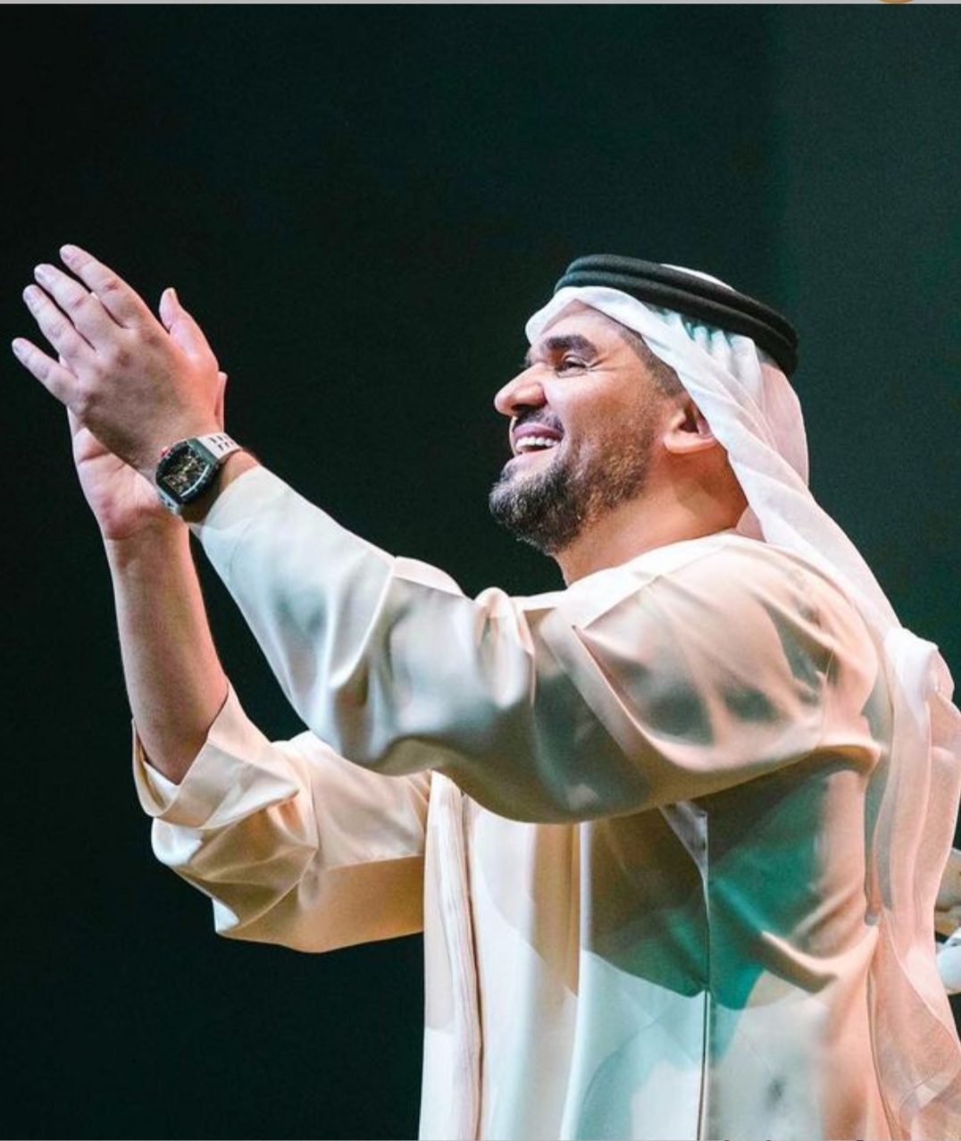 شاهد مضمون رسالة حسين الجسمي لجمهوره