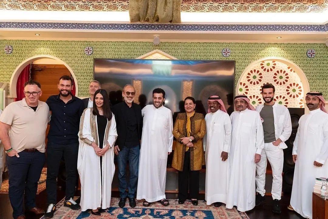 غسان مسعود وسامر إسماعيل في تجربة سينمائية داخل المملكة