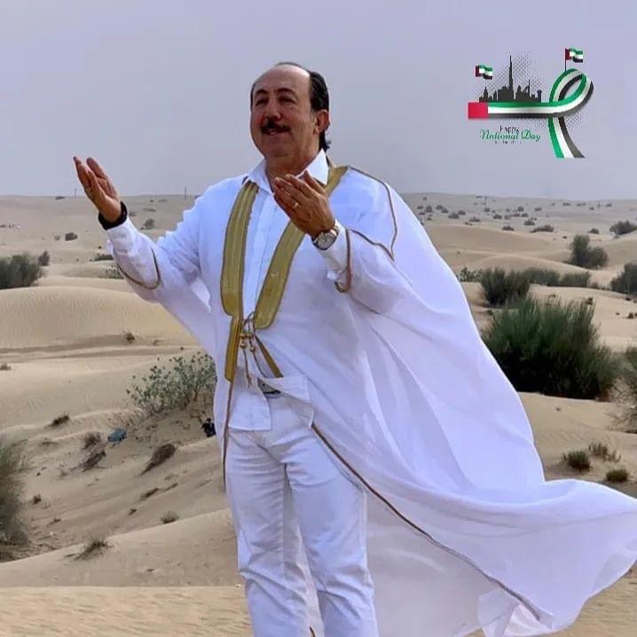 محمد خير الجراح يهدي الإمارات أغنية بعيدها الخمسين
