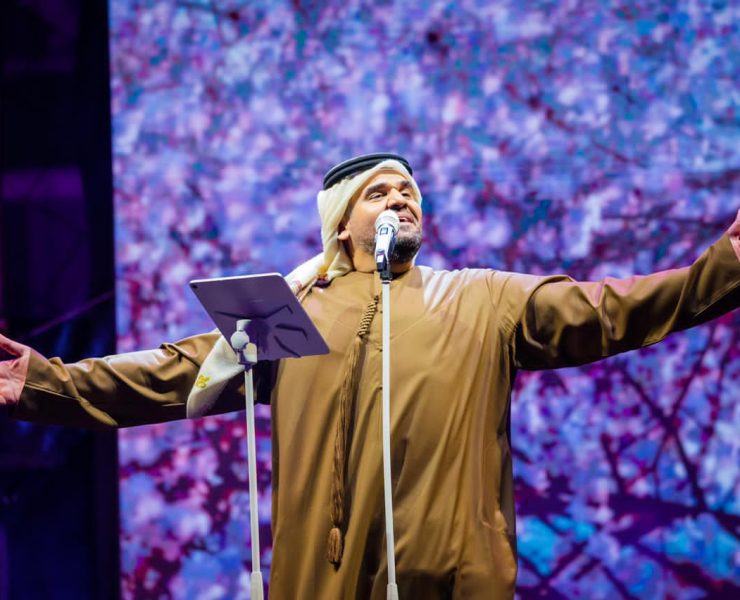 حسين الجسمي يستقبل العام الجديد 2022 في أبوظبي بأمنيات المحبة والسلام