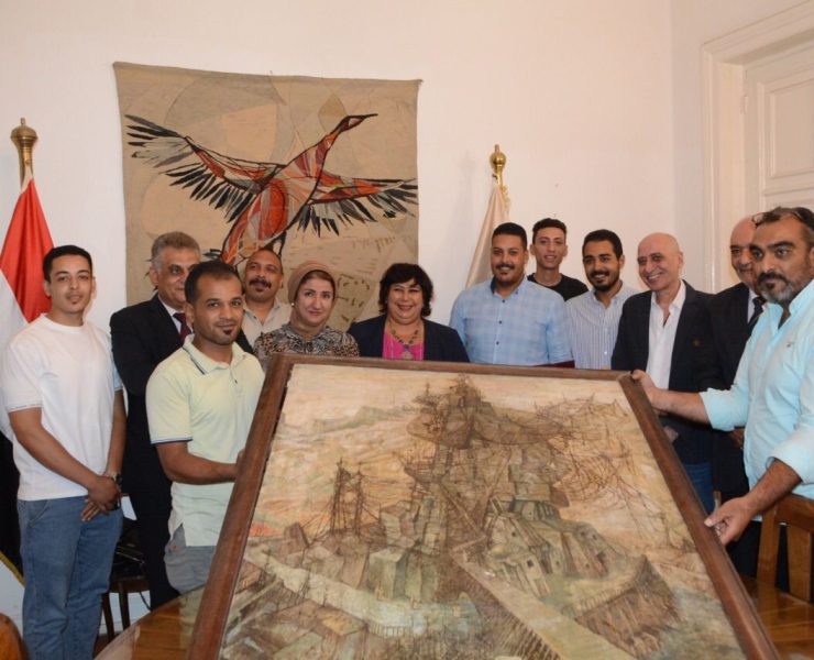 عودة لوحة "عبد الهادي الجزار" الأثرية بعد غياب 50 عاماً