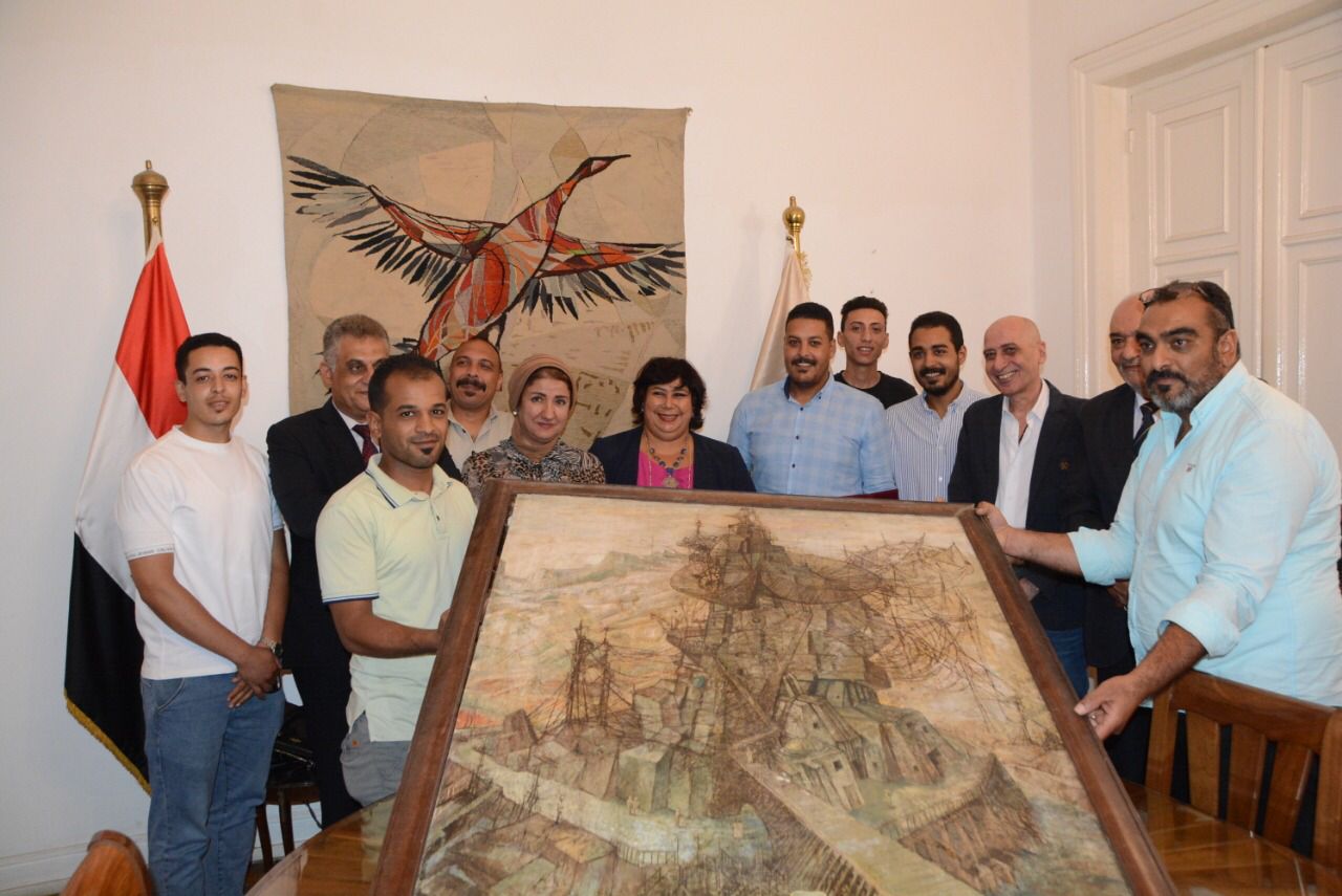 عودة لوحة "عبد الهادي الجزار" الأثرية بعد غياب 50 عاماً