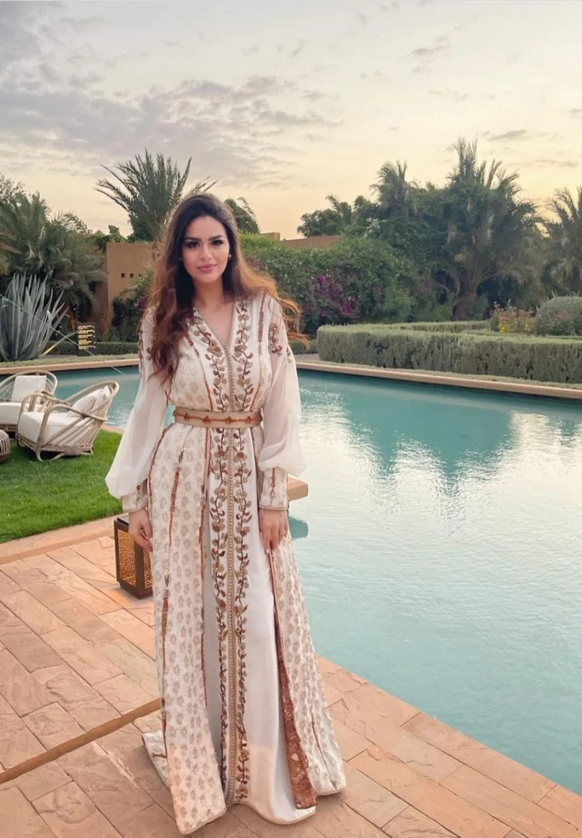 هنادي مهنا تتألق بالقفطان المغربي