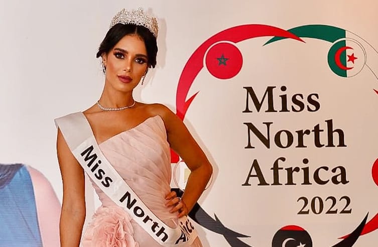 تتويج المغربية إيمي نصري كملكة جمال لشمال إفريقيا 2022 بمهرجان أفضل في لبنان