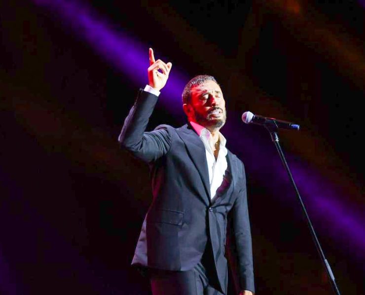 كاظم الساهر يتألق في حفل كامل العدد بمواصفات اضاءة عالمية لطارق صيري