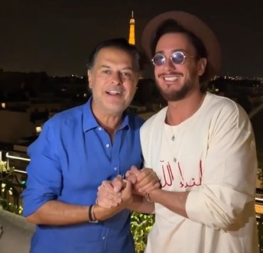 من أمام برج ايفل.. راغب علامة يهنئ سعد لمجرد بأغنية "الحلق"