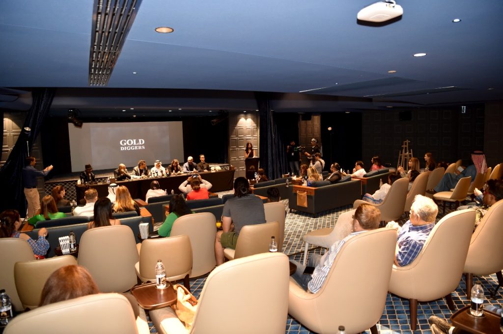 بالصور إطلاق المؤتمر الصحفي الخاص بفيلم "Gold Diggers"