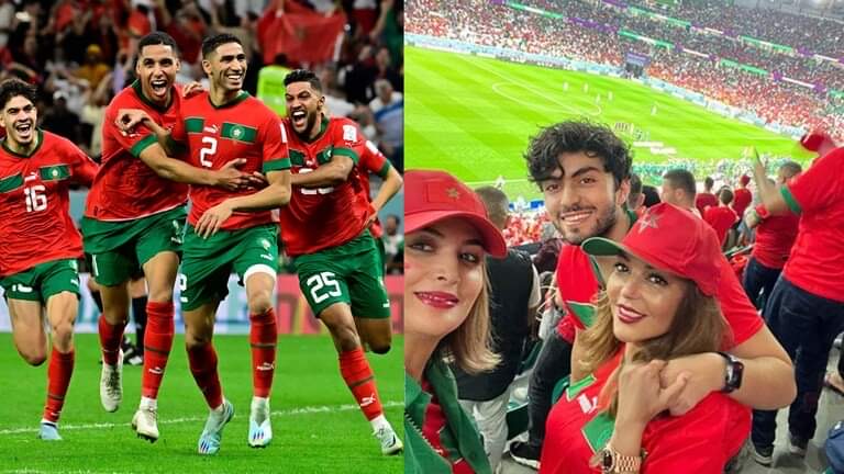 بفيديو يجمعها بابنها وصديقتها من داخل الملعب.. سميرة سعيد تبارك للمنتخب المغربي