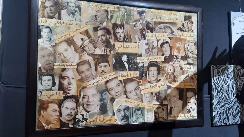 في معرض تشكيلي.. عبير شوقي توثق أعمال والدها فريد شوقي