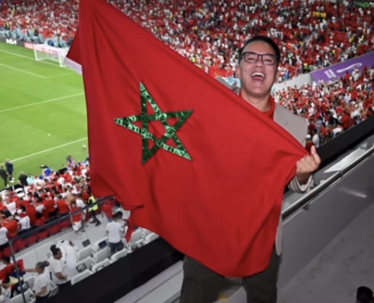 ريدوان يعيد توزيع "أرحبوا" دعماً لمنتخب بلده