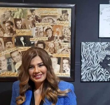 في معرض تشكيلي.. عبير شوقي توثق أعمال والدها فريد شوقي