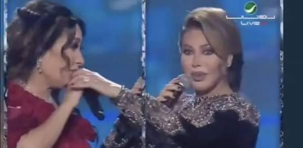 التعليق الأول لنوال الزغبي على تصرفها مع لطيفة في "تريو نايت"