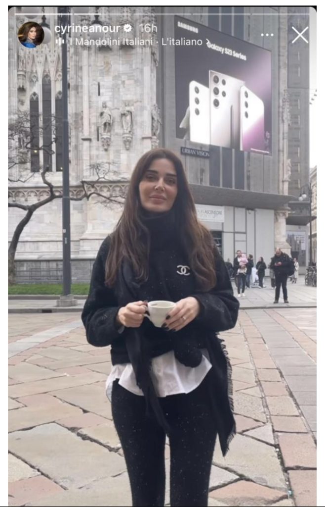 سيرين عبد النور تحتفل بعيد ميلادها خارج لبنان
