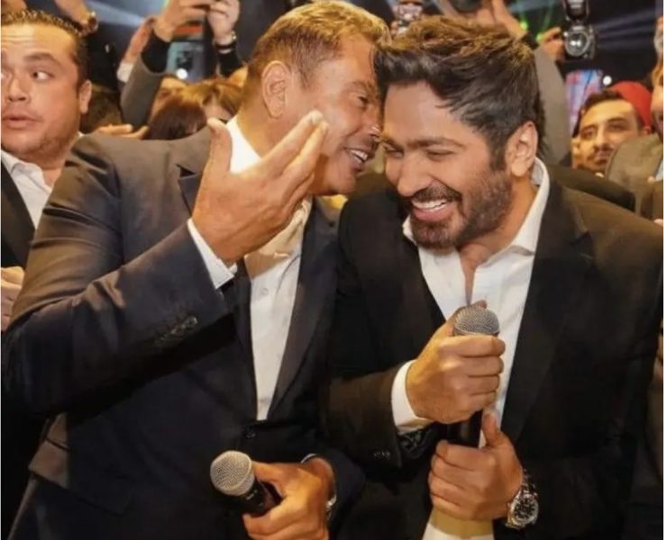 لأول مرة.. عمرو دياب وتامر حسني معاً في حفل زفاف لأول مرة.. عمرو دياب وتامر حسني معاً في حفل زفاف
