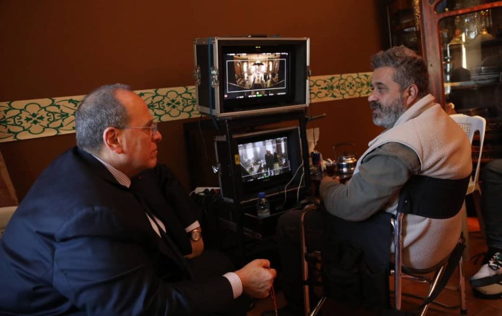 المنتج صادق الصبّاح في كواليس تصوير "الزند"