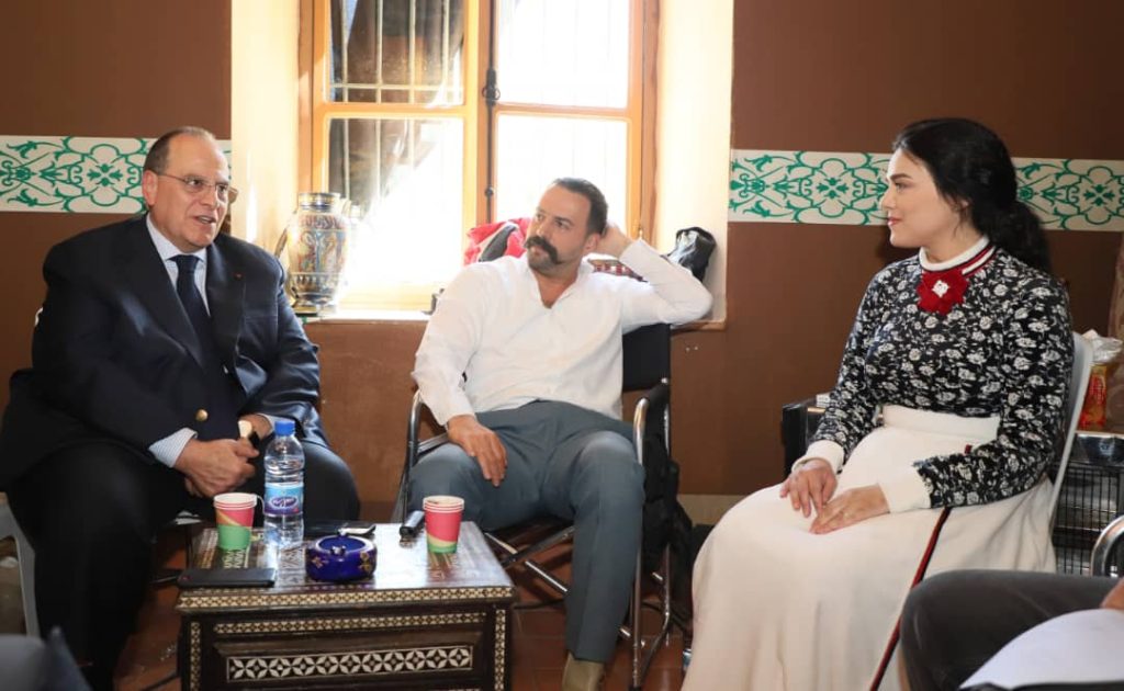 المنتج صادق الصبّاح في كواليس تصوير "الزند"